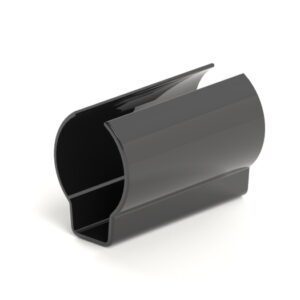 POSPOLE CABLE COVER 80MM BLACK