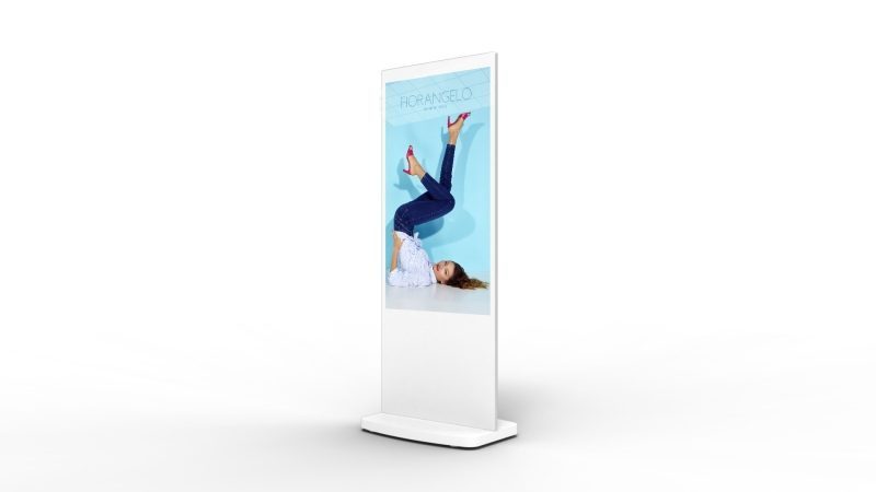 50" WHITE ANDROID FREESTANDING DIGITAL POSTER - L50HD - Image 5