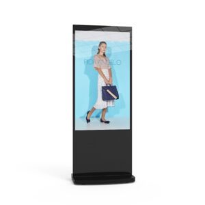 55" BLACK ANDROID FREESTANDING DIGITAL POSTER