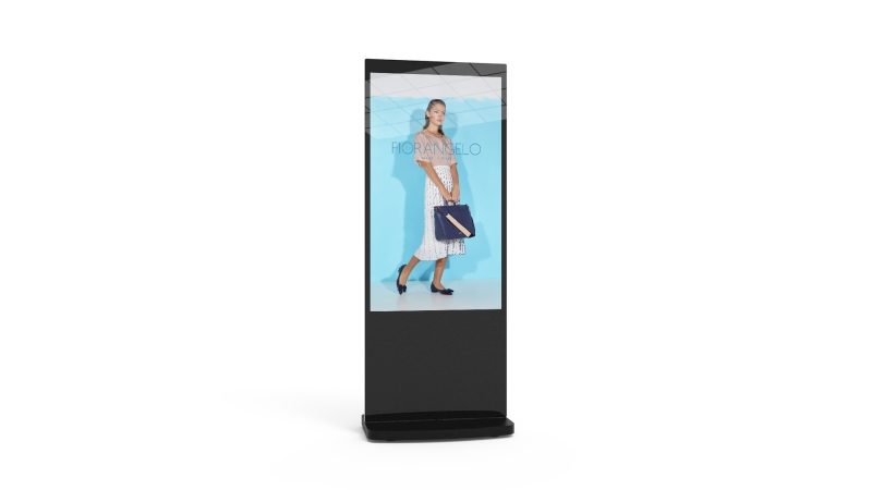 55" BLACK ANDROID FREESTANDING DIGITAL POSTER