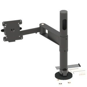 POSPOLE KIT - BASE POLE AND DUAL ARM WITH VESA MOUNT
