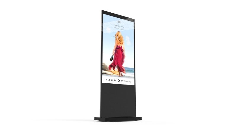 55" BLACK ANDROID FREESTANDING DIGITAL POSTER - Image 4