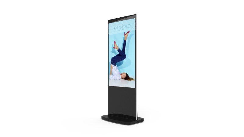 55" BLACK ANDROID FREESTANDING DIGITAL POSTER - Image 2