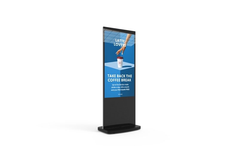 55" BLACK ANDROID FREESTANDING DIGITAL POSTER - Image 8
