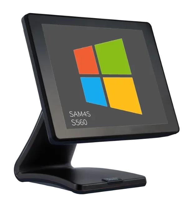 SAM4S S560 POS TERMINAL - BLACK J6412 NO O/S GRADED