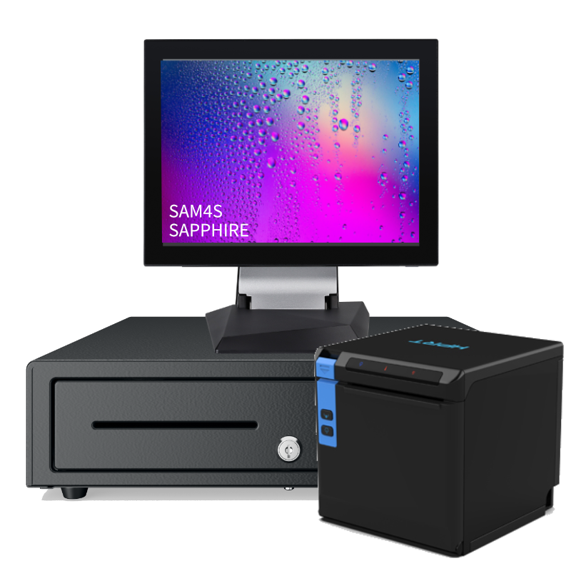 SAM4S SAPPHIRE + HPRT POS80H + DRAWER - YCR Distribution - UKs Largest ...