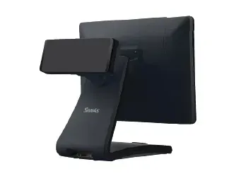 SAM4S S560 POS TERMINAL - BLACK J6412 NO O/S GRADED - Image 3