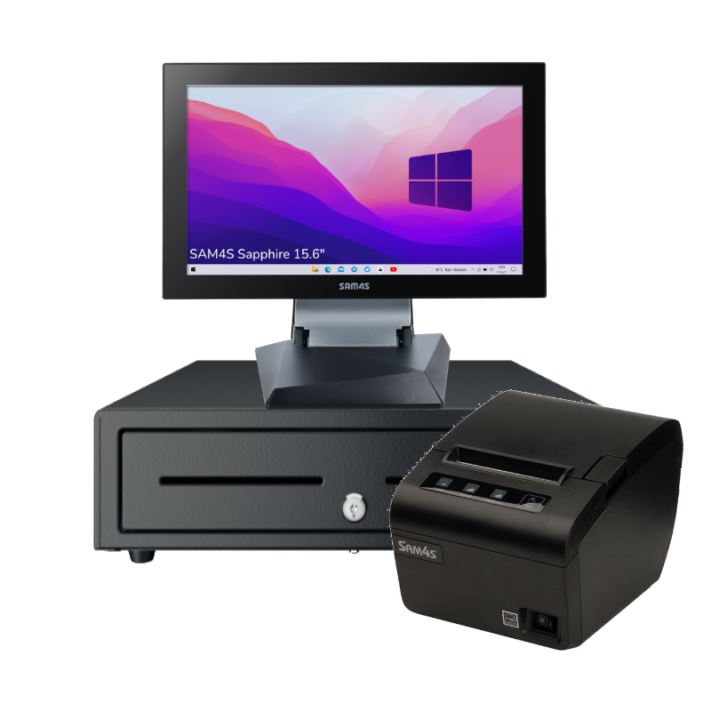 SAM4S SAPPHIRE 15.6" + SAM4S ELLIX40SB + DRAWER