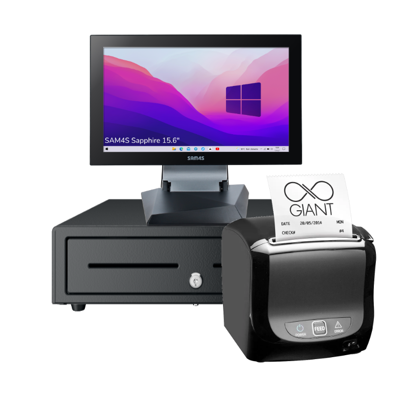 SAM4S SAPPHIRE 15.6" + SAM4S GIANT + DRAWER